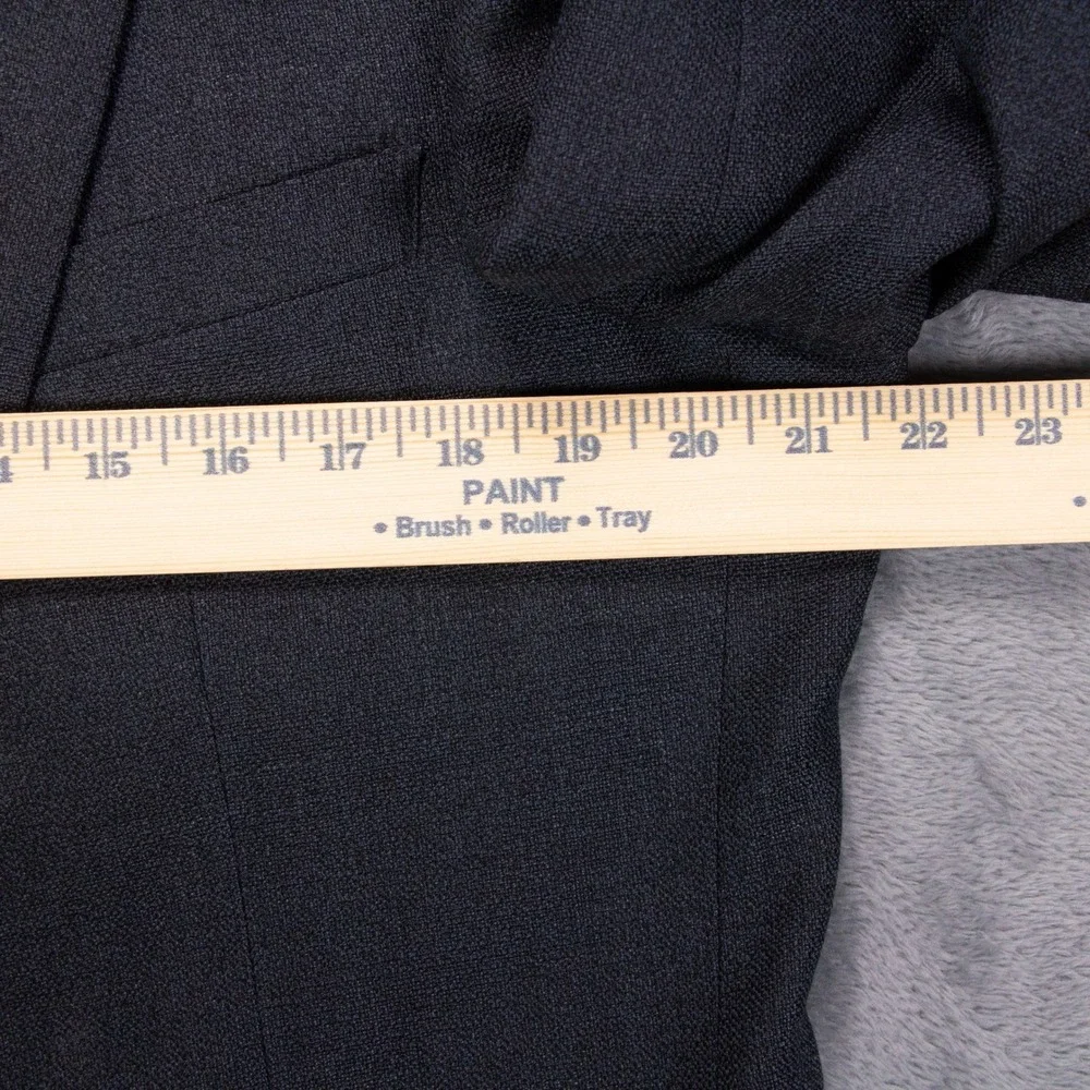 VTG Brooks Brothers Mens 42L Blazer Jacket Sport Coat Dark Gray Made in‎ USA